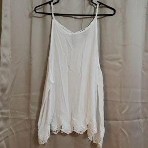 Cute lace accented blouse